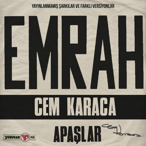 Cem Karaca - Yayınlanmamış Şarkılar ve Farklı Versiyonlar (Emrah) (2019) Full Albüm İndir
