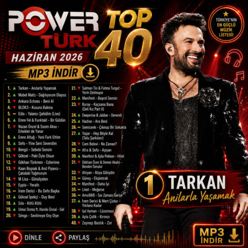 Power Türk Top 40 Haziran 2026 MP3 İNDİR Çeşitli Sanatçılar - Power Türk Top 40 Haziran 2026 (2026) Full Albüm İndir