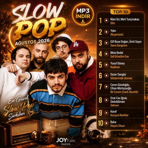 Ağustos 2026 Slow Pop (Spotify) Mp3 İndir - En Güncel Şarkılar Çeşitli Sanatçılar - Slow Pop (Ağustos 2026) () Full Albüm İndir