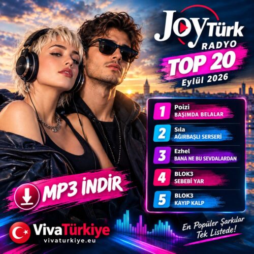 Çeşitli Sanatçılar Yeni JoyTürk Radyo Top 20 (Eylül 2026) Full Albüm İndir Çeşitli Sanatçılar Yeni JoyTürk Radyo Top 20 (Eylül 2026) Full Albüm İndir