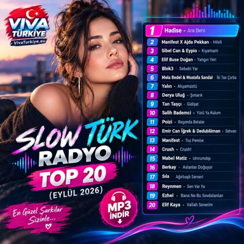 Çeşitli Sanatçılar - Slow Türk Radyo Top 20 (Eylül 2026) (2026) Full Albüm İndir