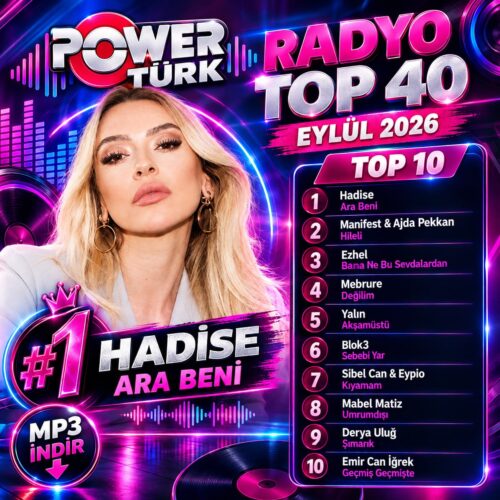 Power Türk Radyo Top 40 Eylül 2026 MP3 İNDİR Çeşitli Sanatçılar - Power Türk Radyo Top 40 Eylül 2026 (2026) Full Albüm İndir