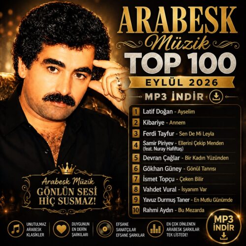 Çeşitli Sanatçılar Yeni Arabesk Müzik Top 100 Şarkıları Eylül 2026 Full Albüm İndir Çeşitli Sanatçılar Yeni Arabesk Müzik Top 100 Şarkıları Eylül 2026 Full Albüm İndir