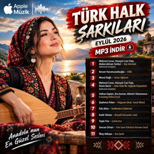Çeşitli Sanatçılar - Apple Müzik Türk Halk Şarkıları Eylül 2026 (2026) Full Albüm İndir