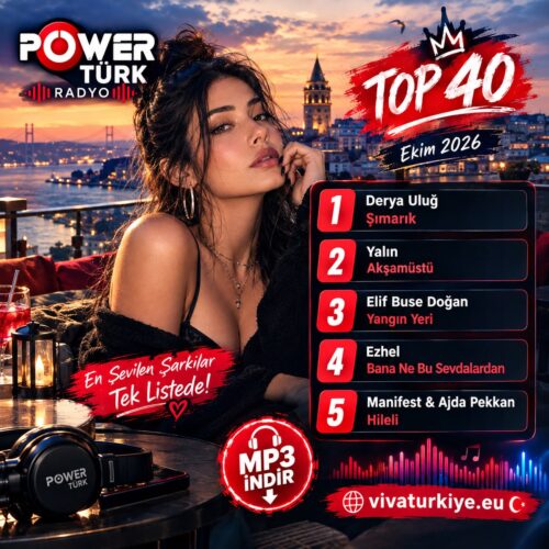 Çeşitli Sanatçılar Yeni Power Türk Radyo Top 40 Ekim 2026 Full Albüm İndir