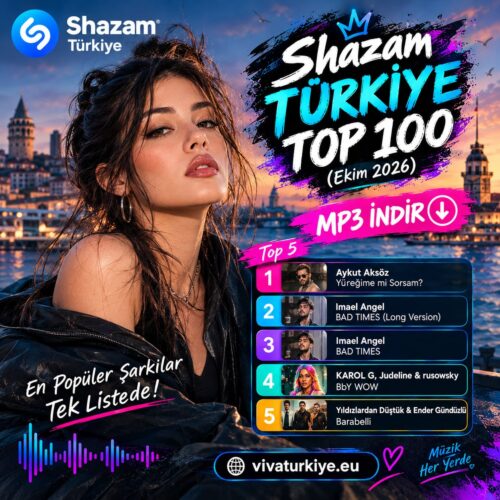 Çeşitli Sanatçılar Yeni Shazam Türkiye Top 100 (Ekim 2026) Full Albüm İndir Çeşitli Sanatçılar Yeni Shazam Türkiye Top 100 (Ekim 2026) Full Albüm İndir