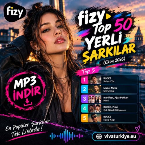 Çeşitli Sanatçılar Yeni Fizy Top 50 Yerli Şarkılar (Ekim 2026) Full Albüm İndir