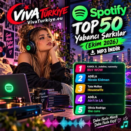 Çeşitli Sanatçılar Yeni Spotify Top 50 Yabancı Şarkılar (Ekim 2026) Full Albüm İndir Çeşitli Sanatçılar Yeni Spotify Top 50 Yabancı Şarkılar (Ekim 2026) Full Albüm İndir